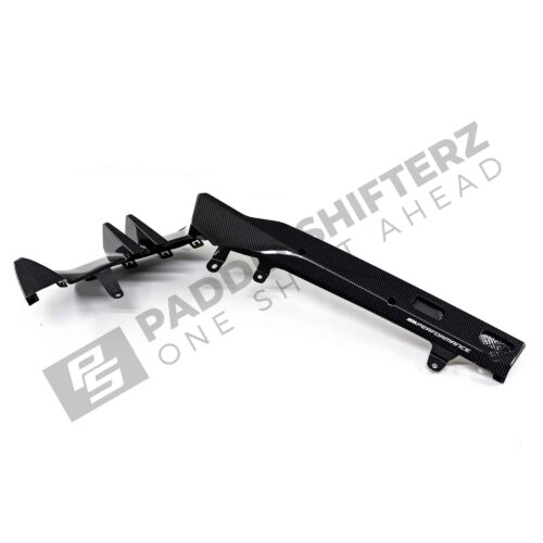 OEM BMW M Performance Carbon fiber diffuser right - 51125A7F3C3 bottom view