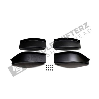 Bottom view of OEM BMW G82 GT4 M4 Air Deflectors, canards kit, front bumper