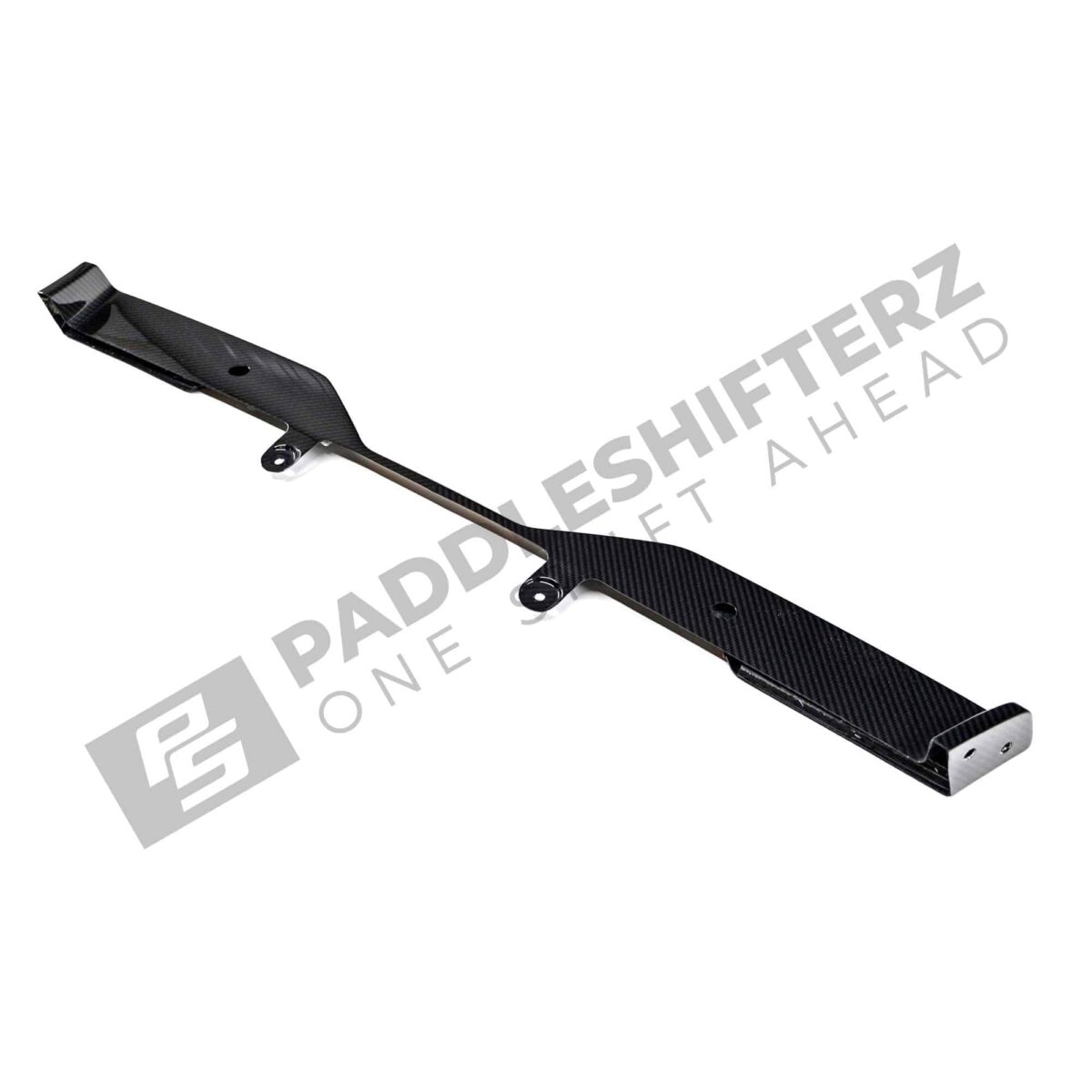 OEM BMW M Performance Carbon fiber diffuser center - 51125A7F3C5 side view