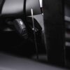 Side view of the Aluminium paddle shifters for F/G Series and Supra - Silver in a G87 M2