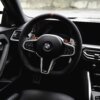 Aluminium paddle shifters for F:G Series and Supra - Silver installed in a G87 M2
