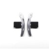 Aluminium paddle shifters for F/G Series and Supra - Silver rear view