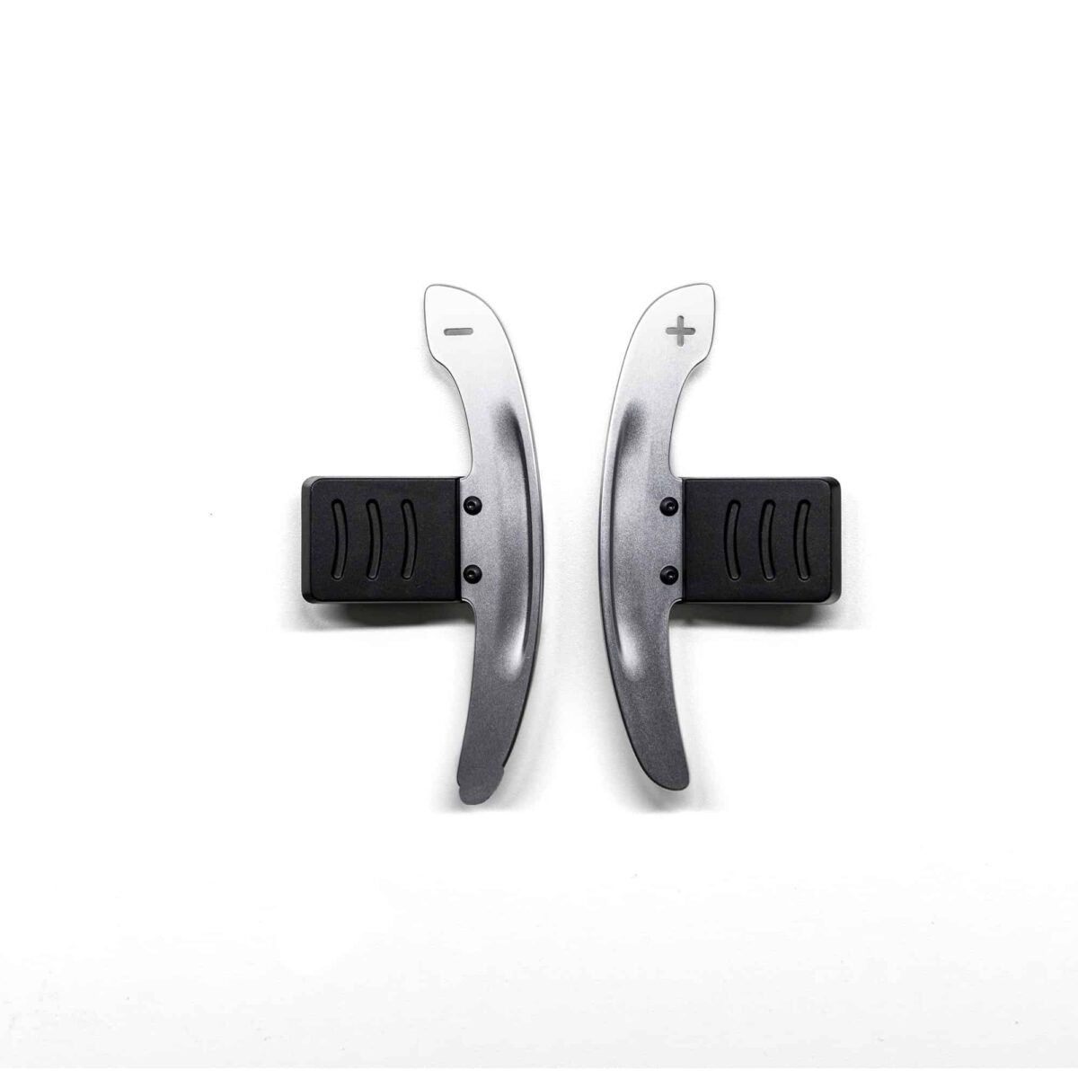 Aluminium Schaltwippen für F/G Serie und Supra - Silberne Rückansicht