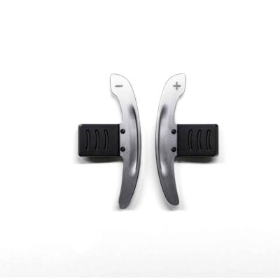 Aluminium Schaltwippen für F/G Serie und Supra - Silberne Rückansicht