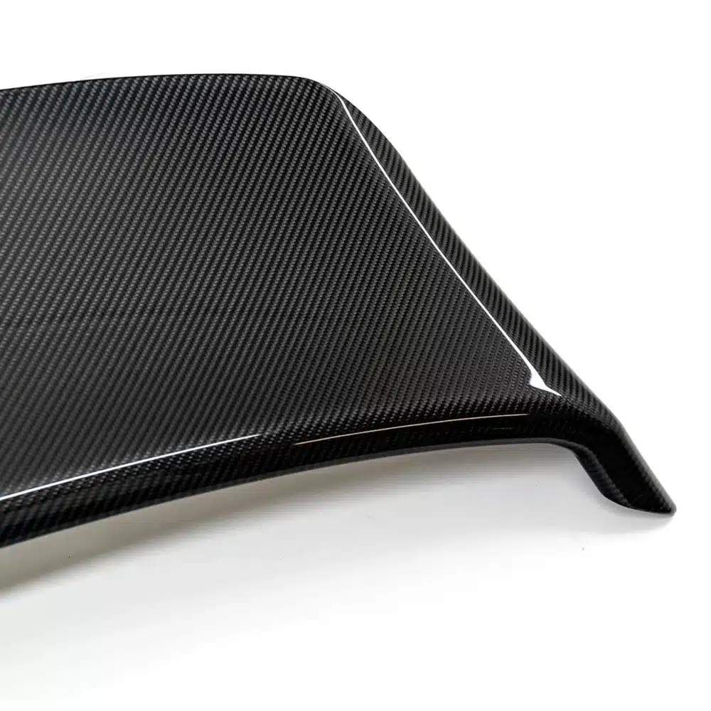 Close up right side Competition Carbon fiber Rear Wing for BMW G87 M2