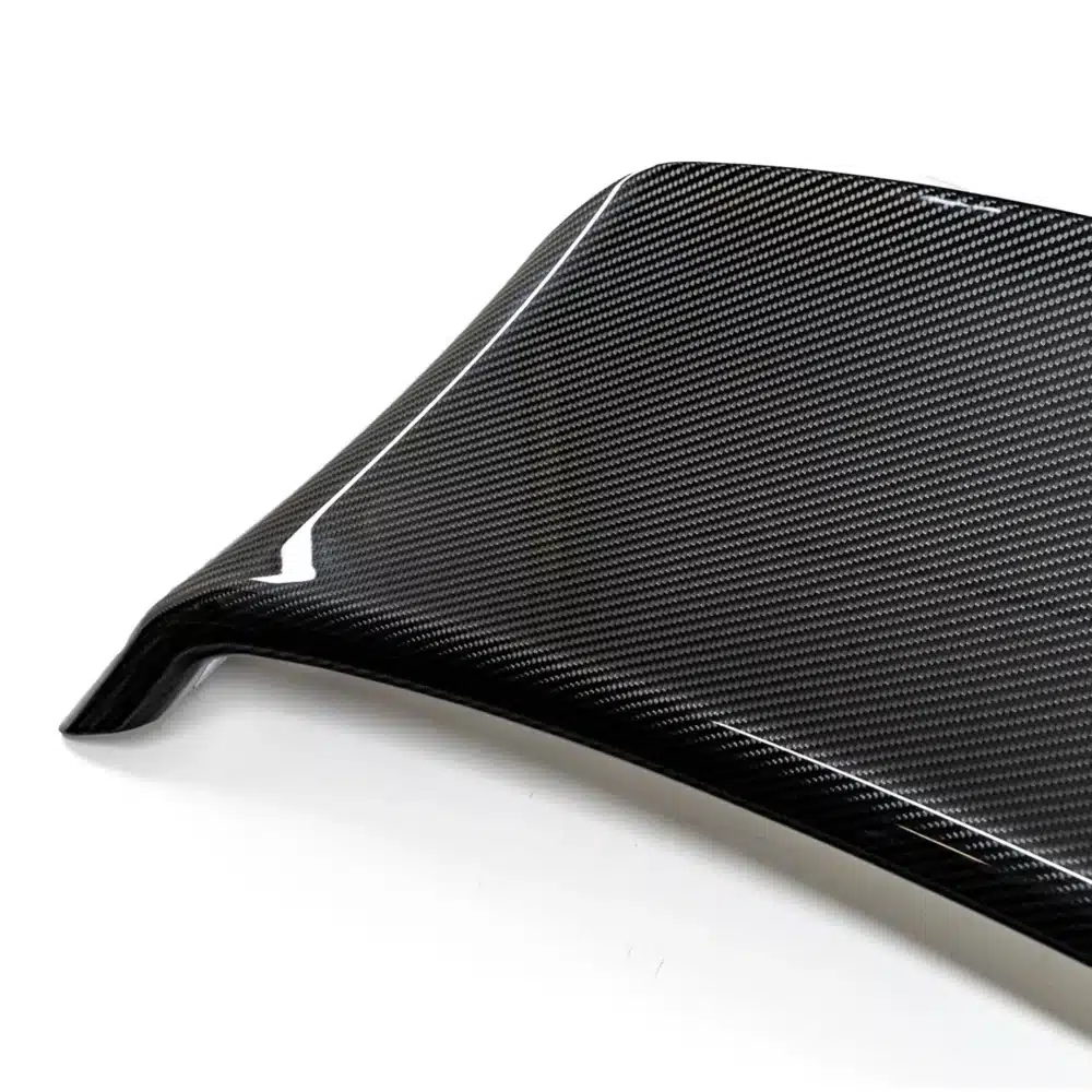 Close up left side Competition Carbon fiber Rear Wing for BMW G87 M2