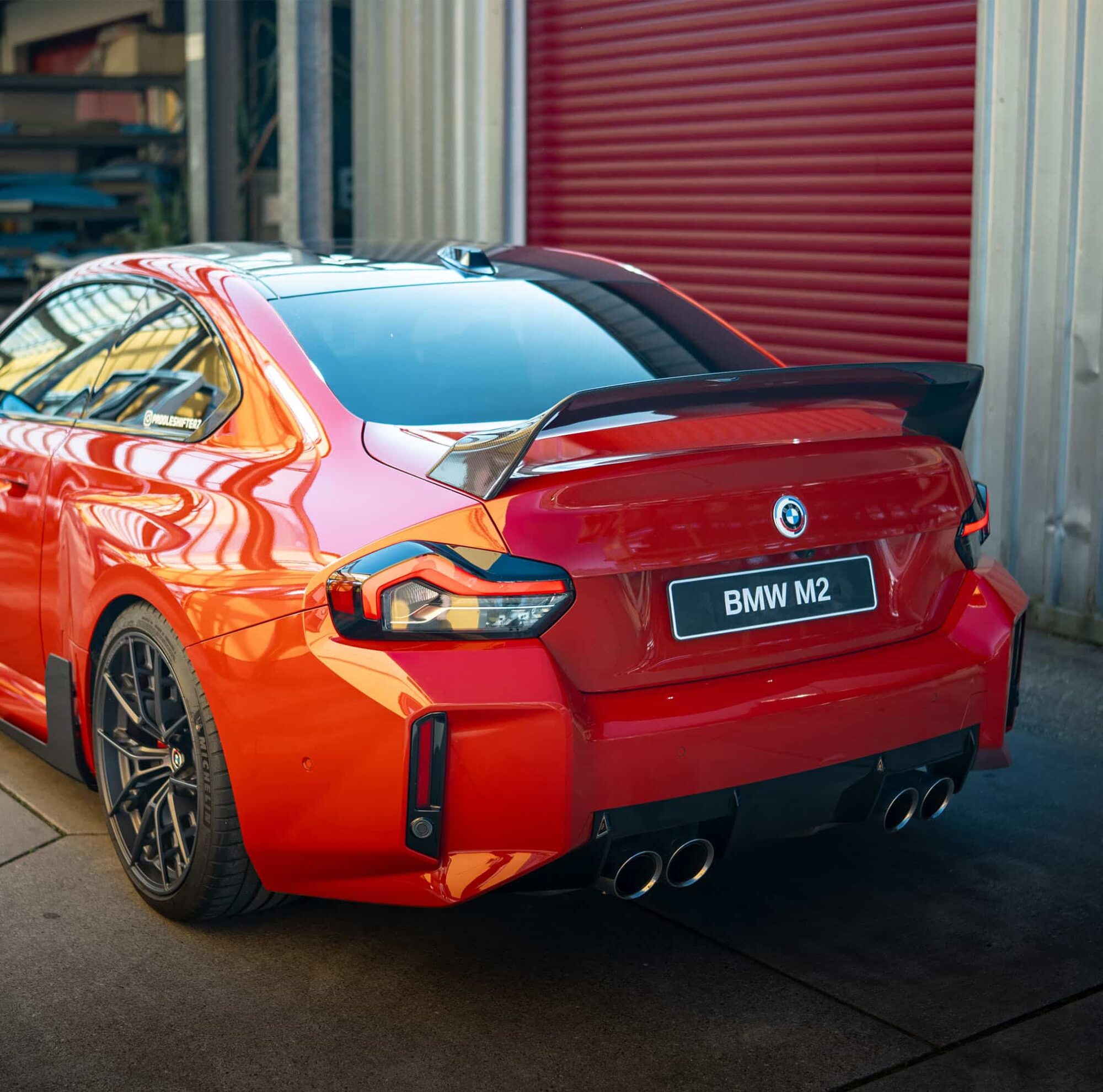 Competition Carbon fiber Rear Wing for BMW G87 M2 - Image 23