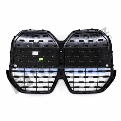 OEM BMW Shadowline front grille G26 i4 - 51139463247 rear view