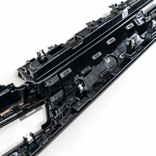 OEM BMW Carbon fiber dashboard trim 5 series 51457908488 rear view close up