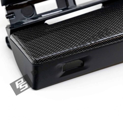 OEM BMW Carbon fiber dashboard trim 5 series 51457908488 close up view