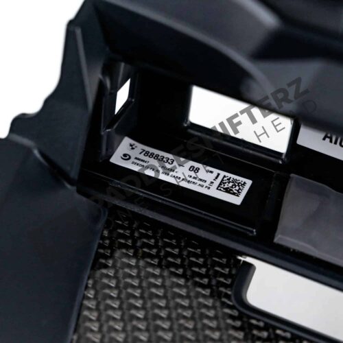 Close up of OEM BMW Carbon fiber driver side air vent 5 series 51457888333