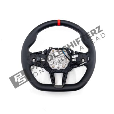 OEM BMW M Flat bottom leather steering wheel - 32305A8A904 front view