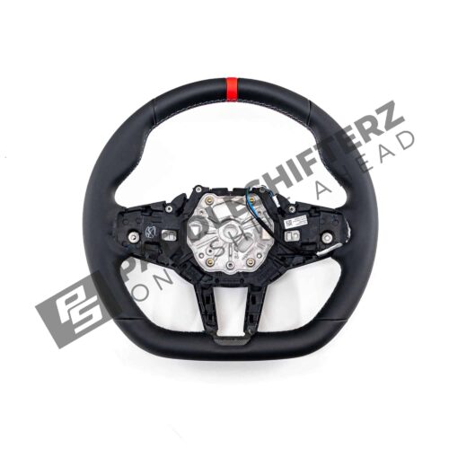 OEM BMW M Flat bottom leather steering wheel - 32305A8A904 front view