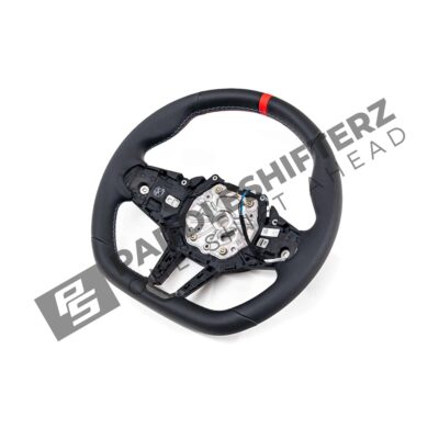 OEM BMW M Flat bottom leather steering wheel - 32305A8A904 side view