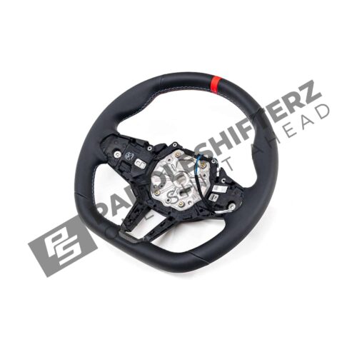 OEM BMW M Flat bottom leather steering wheel - 32305A8A904 side view