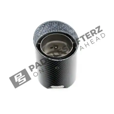 PaddleShifterz OEM BMW M Performance Carbon fiber exhaust tips F70 F74 18305B32893 rear view
