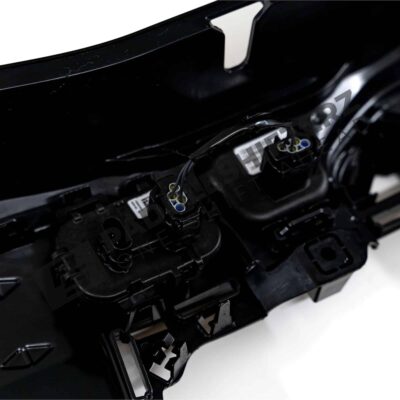 OEM BMW Shadow line front grille X2 U10 - 51135A4B3D4 close up connections