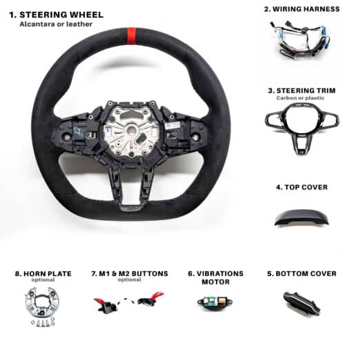 OEM BMW Flat bottom LCI steering wheels for M owners