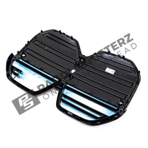 OEM BMW G26 i4 Shadowline Front Grille LCI 51135A79D59 rear side view