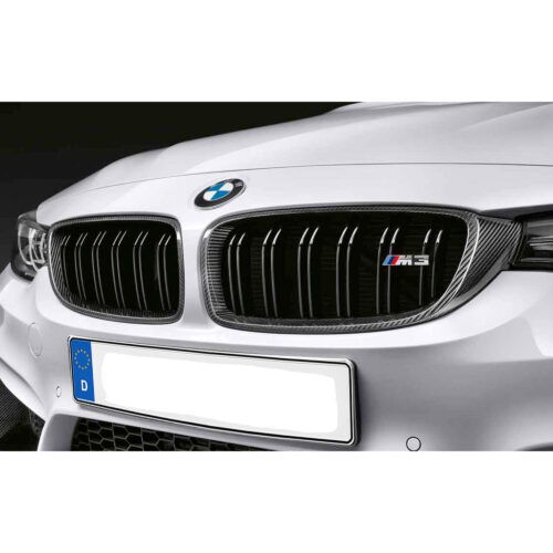 OEM BMW M Performance carbon fiber kidney grilles M3