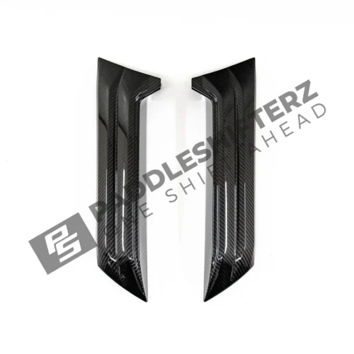 Bottom view of OEM BMW Carbon fiber rear fins for G99 M5 51125A852A0 51125A85299