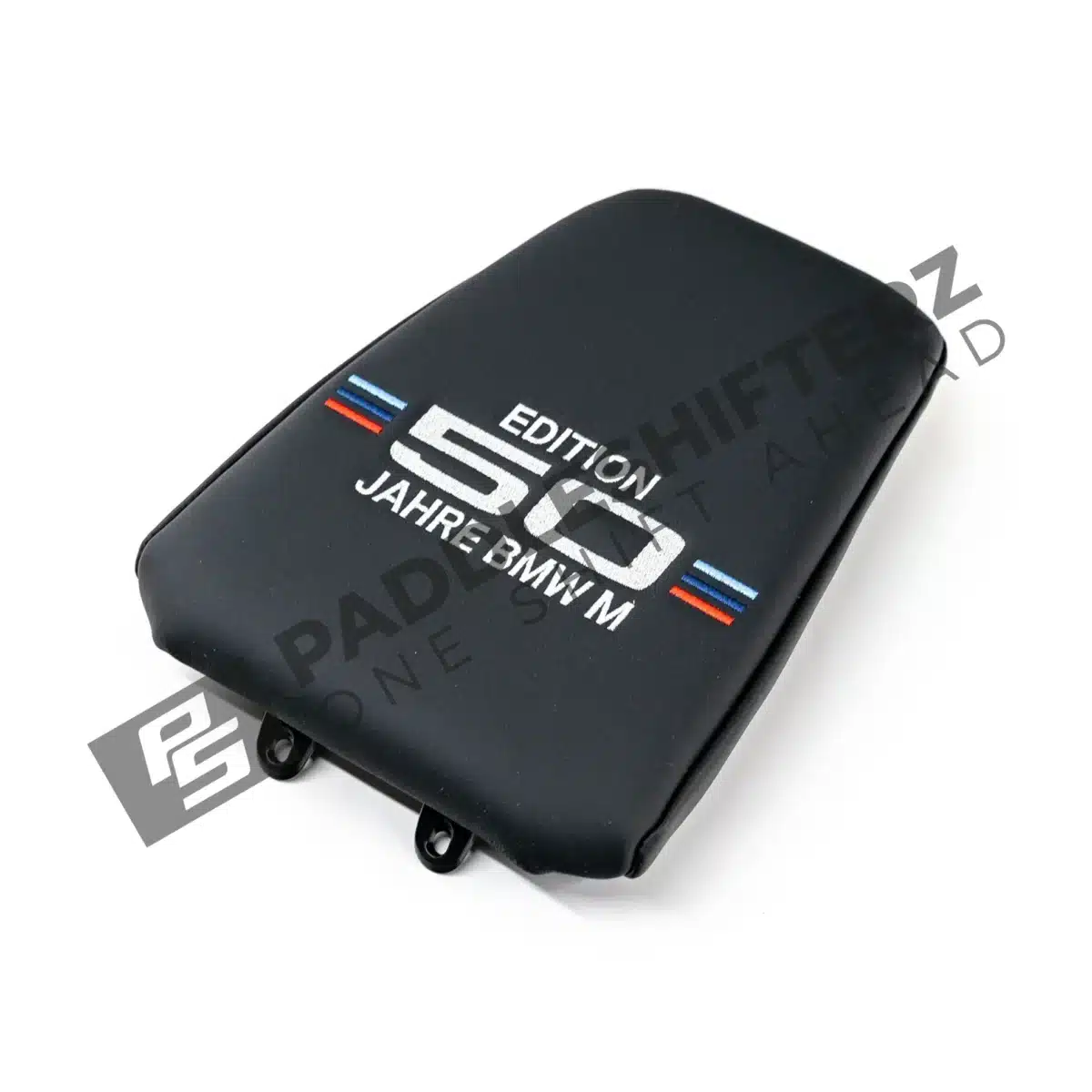 OEM BMW 50 Year M Edition Headrest - 52107858470 on a flat surface