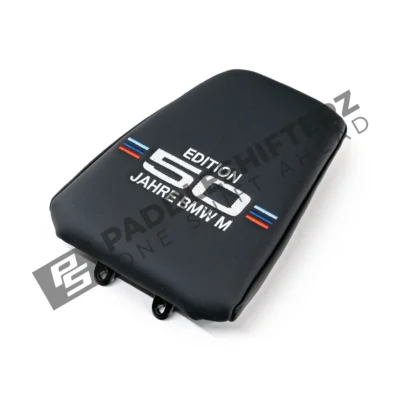 OEM BMW 50 Year M Edition Headrest - 52107858470 on a flat surface