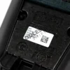 Close up of the labels on OEM BMW 50 Year M Edition Headrest - 52107858470