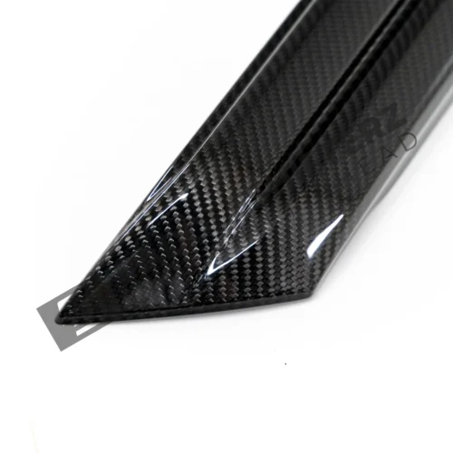 Close up of OEM BMW Carbon fiber rear fins for G99 M5 51125A852A0 Right