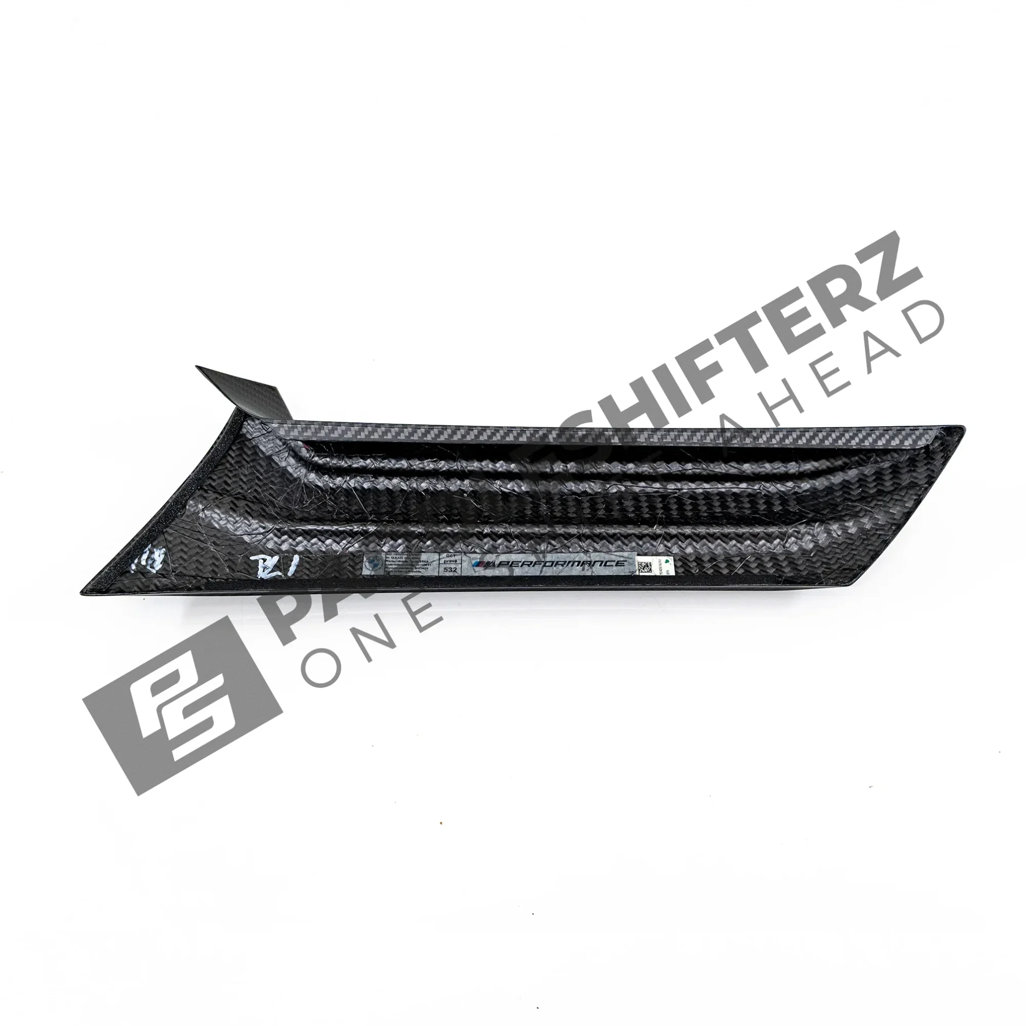 Rear side of OEM BMW Carbon fiber rear fins for G99 M5 51125A852A0 Right