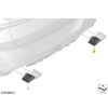 OEM BMW G45 X3 M50 M Performance Carbon Exhaust tips 2x-18305B4CE49-2x18305B4CE50