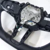 Close up view of OEM BMW M Flat bottom leather steering wheel (Manual) – 32305A8A902