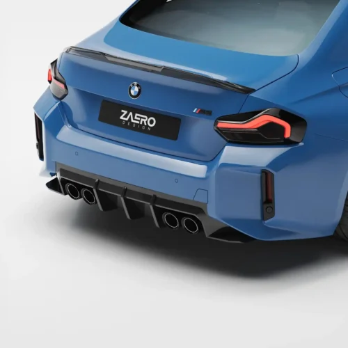 Zaero Design EVO-S Diffuser for BMW M2 G87 from the back