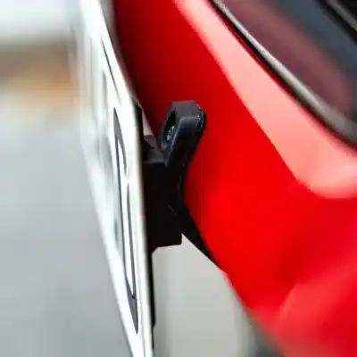 PaddleShifterz BMW G87 M2 magnetic license plate holder with the license plate mounted on a G87