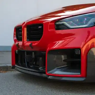 PaddleShifterz BMW G87 M2 magnetic license plate holder on a G87 M2