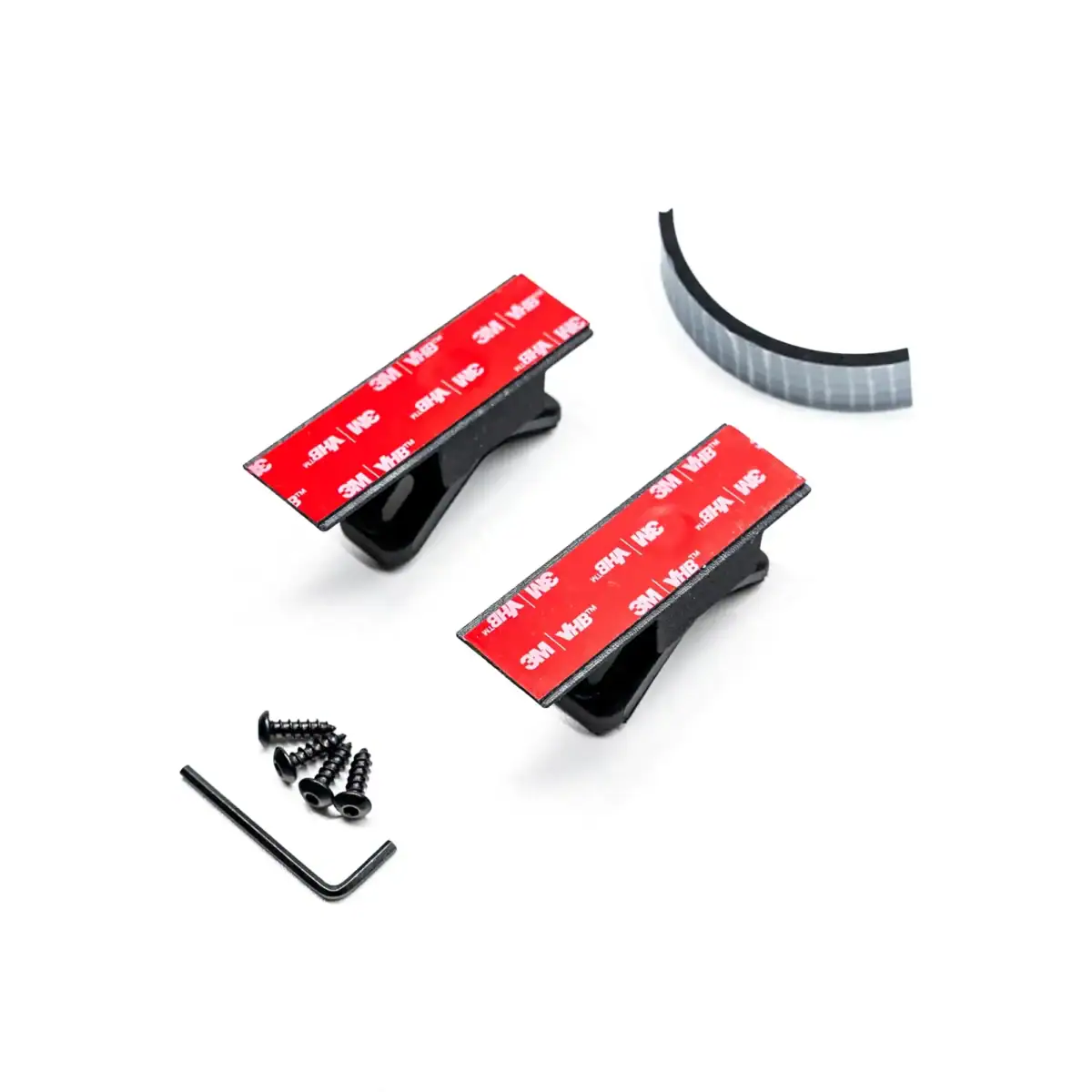 Magnetic License Plate Holder Kit Front for BMW G87 M2 side view