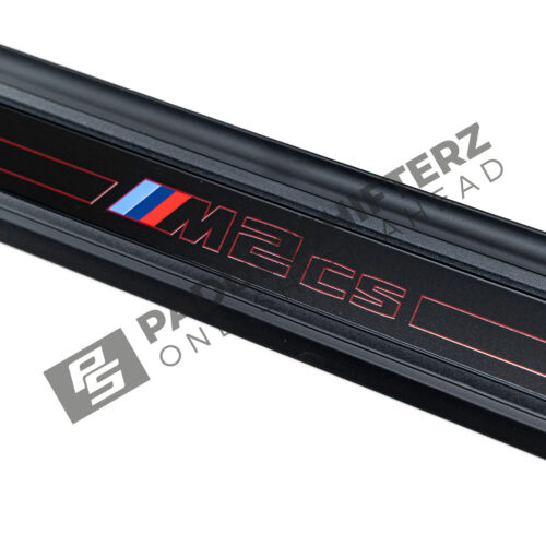 OEM BMW G87 M2 CS door sill trim - 51477874080 close up