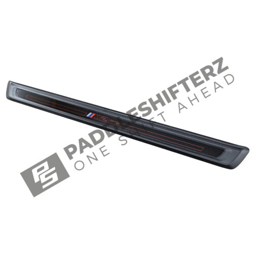 Side view of OEM BMW G87 M2 CS door sill trim - 51477874080