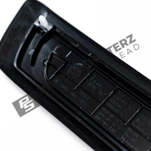 Rear close up of OEM BMW G87 M2 CS door sill trim - 51477874080