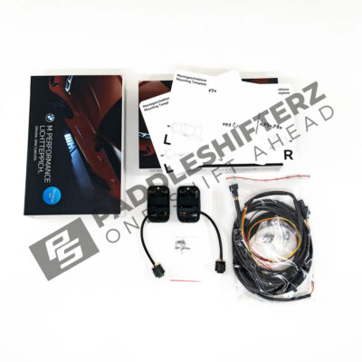 OEM BMW M Performance Light Carpet retrofit kit 63175B61FE1 box unpacked