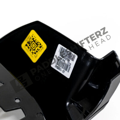 OEM BMW black supporting ring 51167468242 close up view