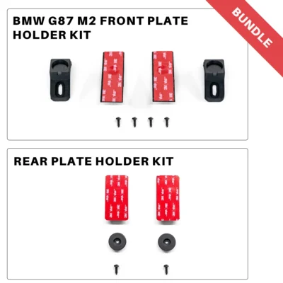 Complete Magnetic License plate kit for BMW G87 M2