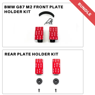 Complete Magnetic License plate kit for BMW G87 M2