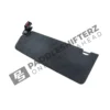 OEM BMW G60 Black Sun visor set, EU - without safety labels 51165A3ADF2 side view