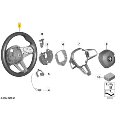 OEM BMW M Leather Steering wheel iX - 32305A89410
