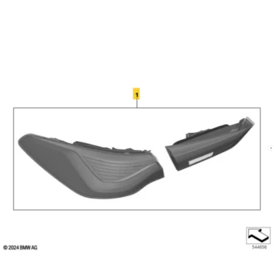 OEM BMW Laser taillight retrofit kit for BMW G23, G83