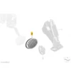OEM MINI Pedal pad with stainless steel insert - 35216898136