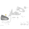 OEM BMW Primed mirror caps F70, F74