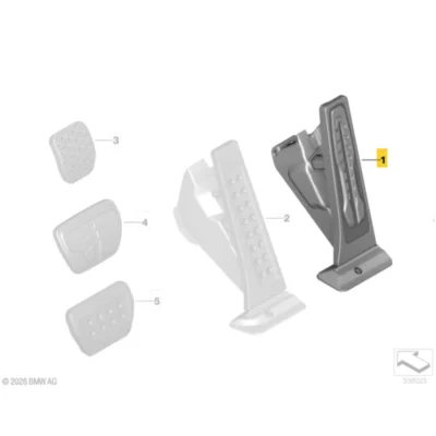 OEM BMW Accelerator pedal module, automatic - 35406889824