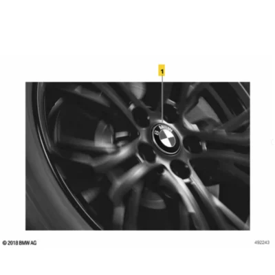 OEM BMW Float Wheel caps NCAR 56mm - 36135B728A7